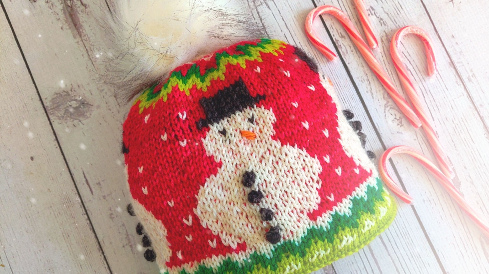 Knit the perfect Mr. Frosty snowman hat - Yarn Love