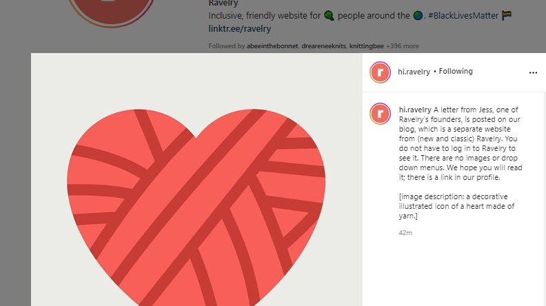 Ravelry Redesign: a copy of Jessica's Letter - Yarn Love