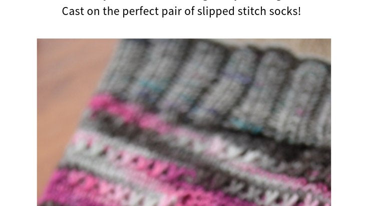 Simple Slipped Stitch Sock Recipe - Yarn Love