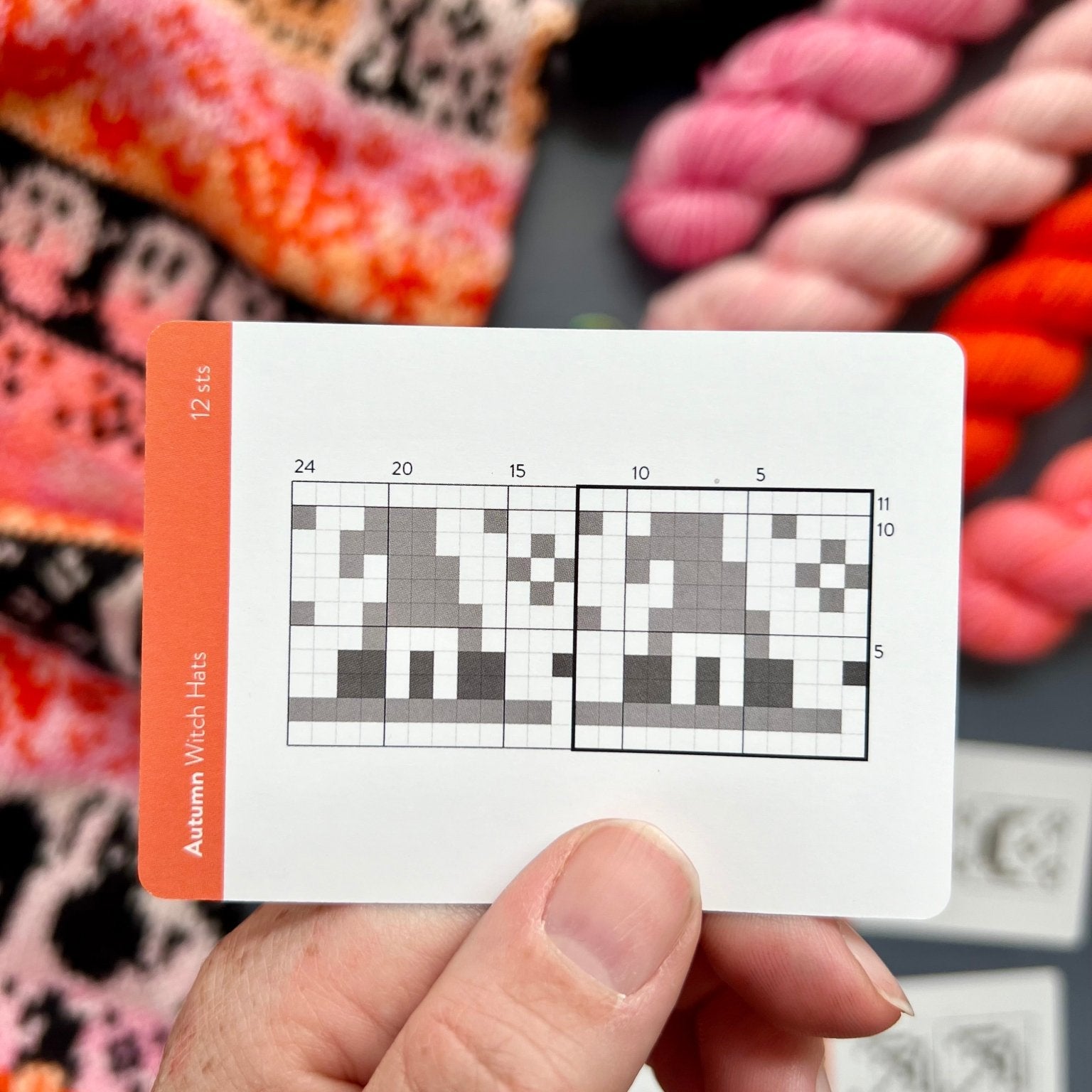 Autumn Doodle Deck: Knitting Chart & Stitch Dictionary cards - Yarn Love Knitting Pattern