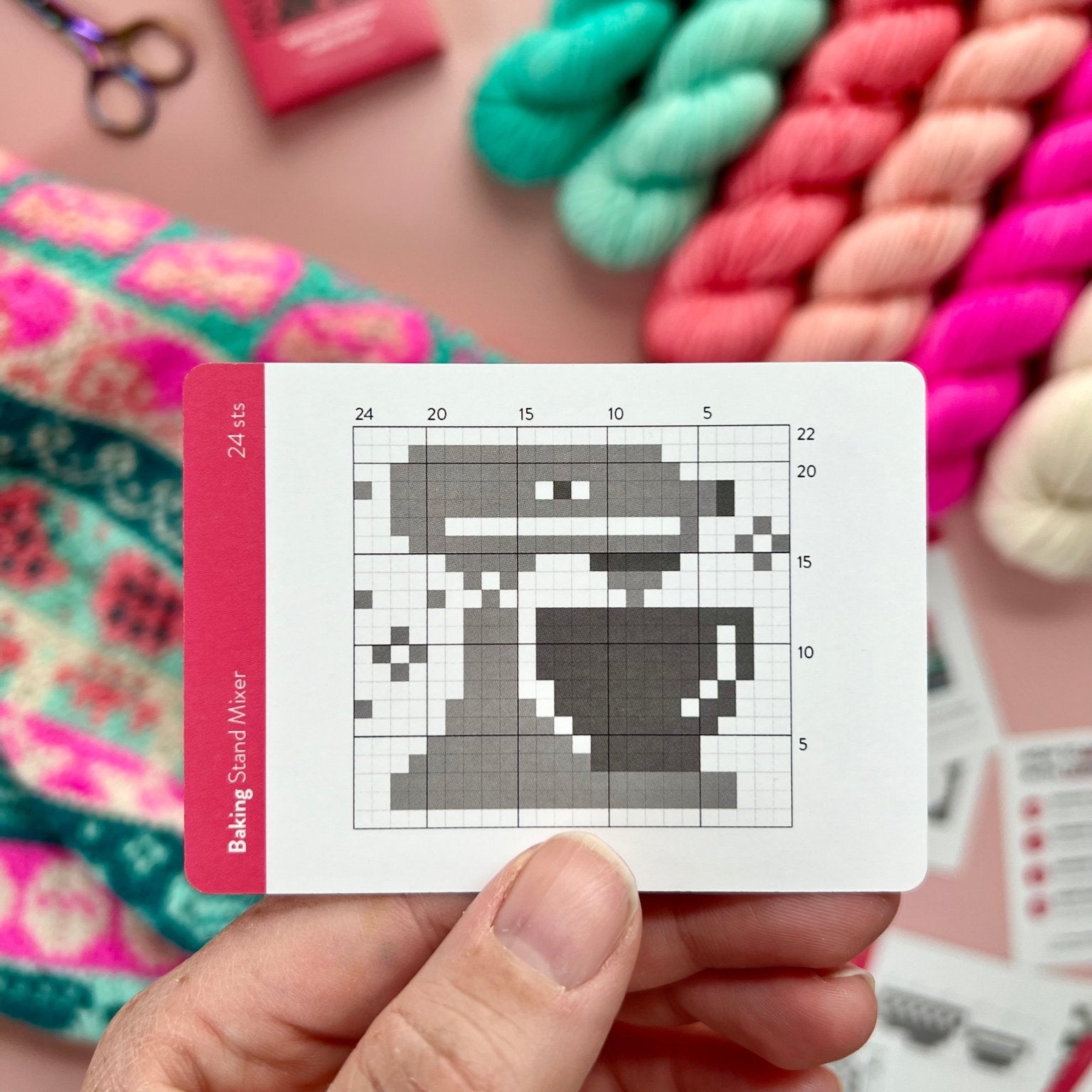 Baking Doodle Deck: Knitting Chart & Stitch Dictionary cards - Yarn Love Knitting Pattern