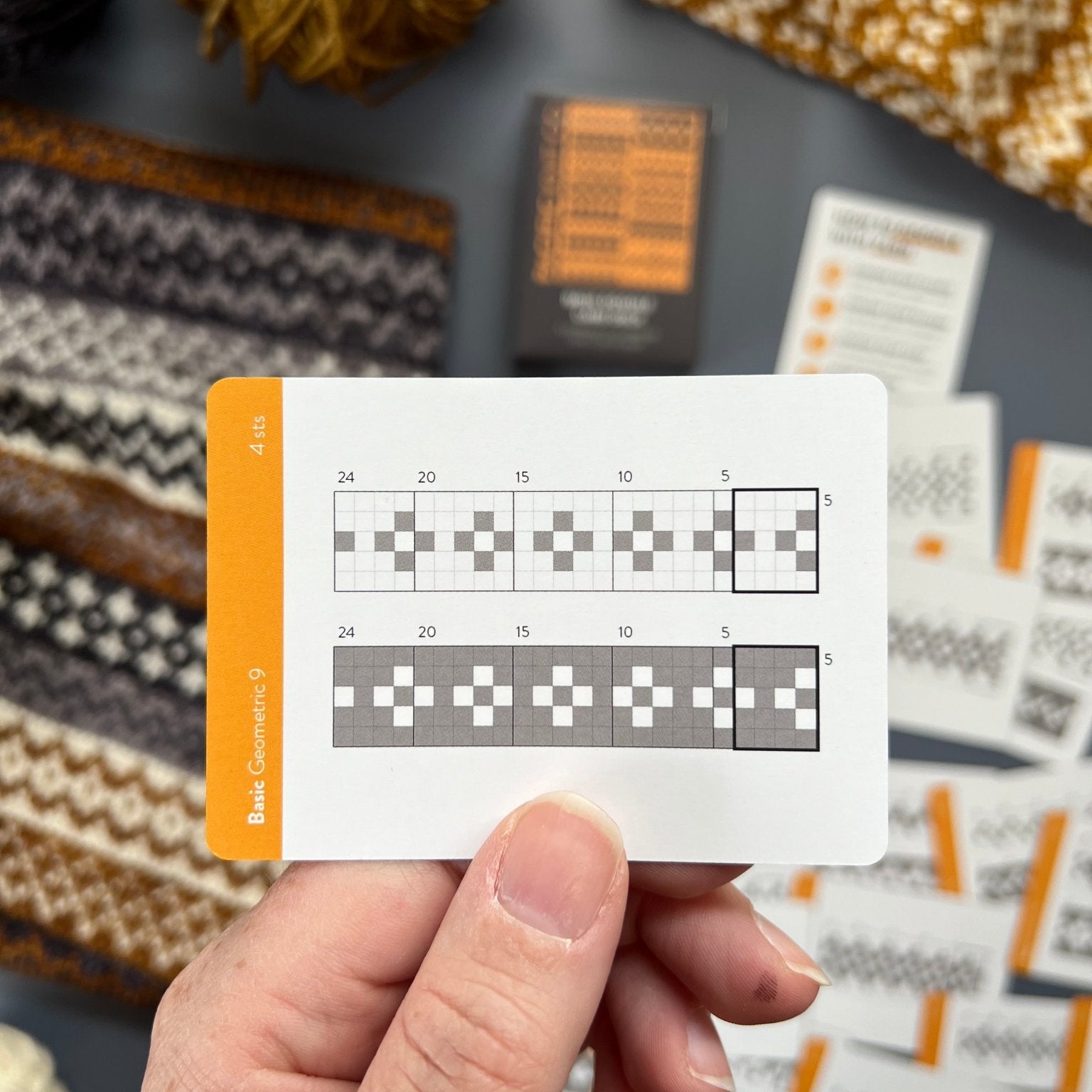 Basic Doodle Deck: Knitting Chart & Stitch Dictionary Cards - Yarn Love Knitting Pattern