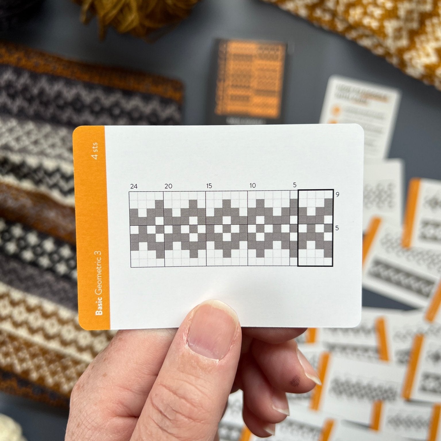 Basic Doodle Deck: Knitting Chart & Stitch Dictionary Cards - Yarn Love Knitting Pattern