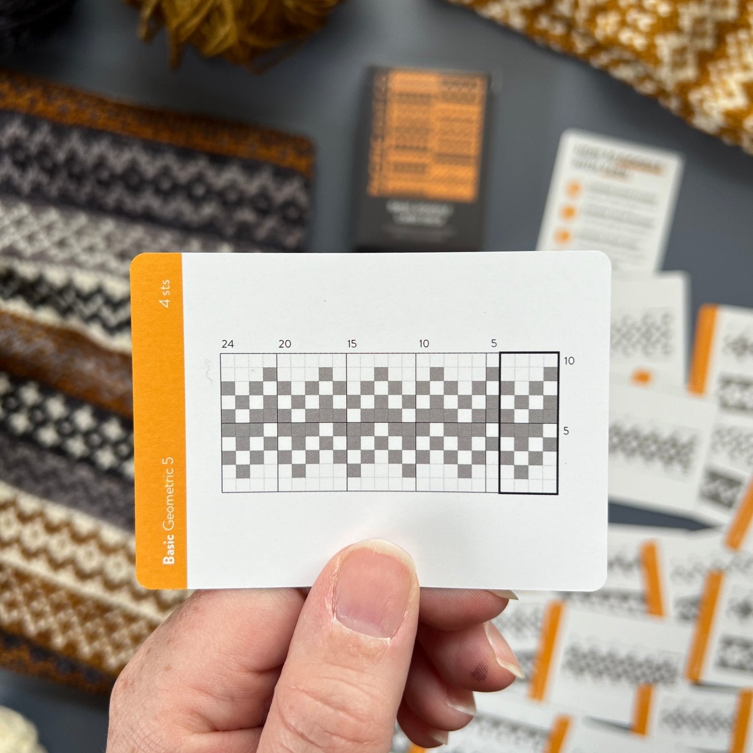 Basic Doodle Deck: Knitting Chart & Stitch Dictionary Cards - Yarn Love Knitting Pattern