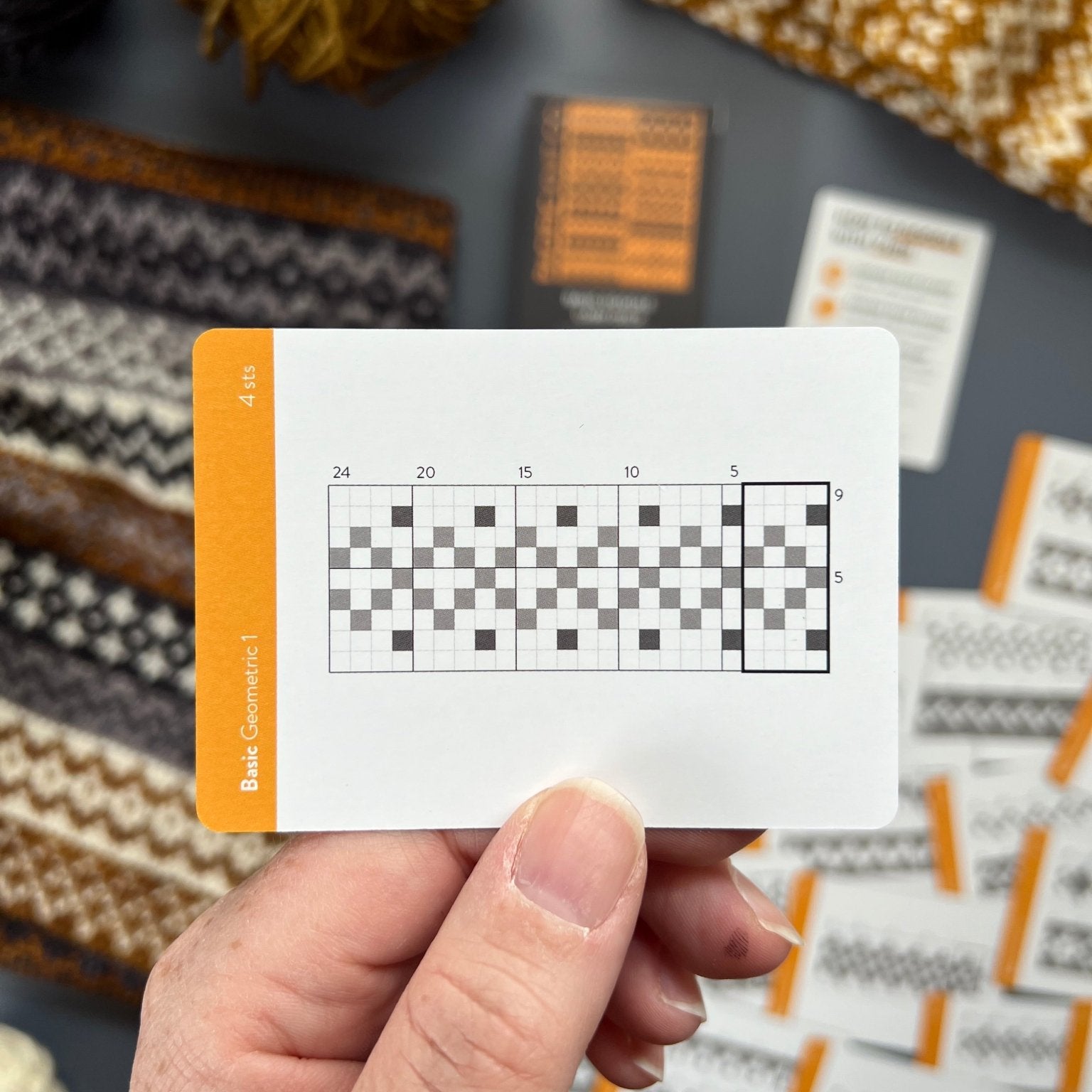Basic Doodle Deck: Knitting Chart & Stitch Dictionary Cards - Yarn Love Knitting Pattern