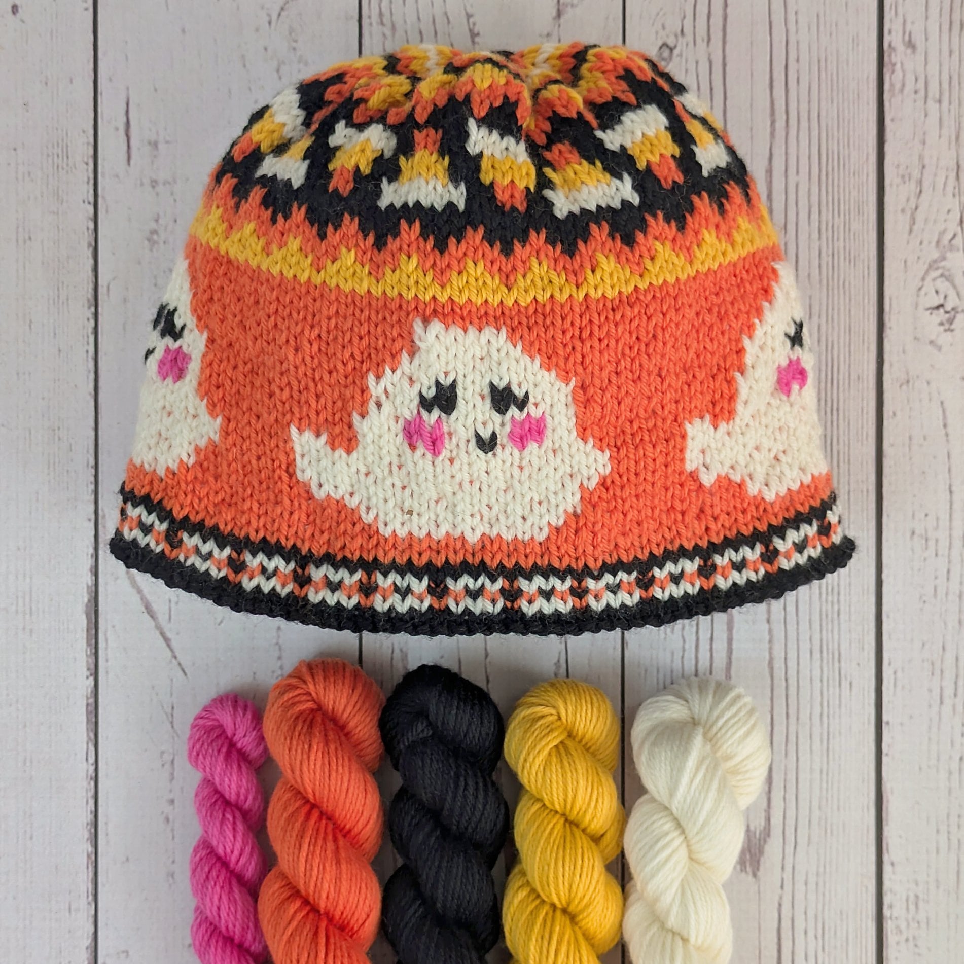 Boo - Yah Hat Kit + Knitting Pattern - Everyday Knits - Yarn Love Yarn