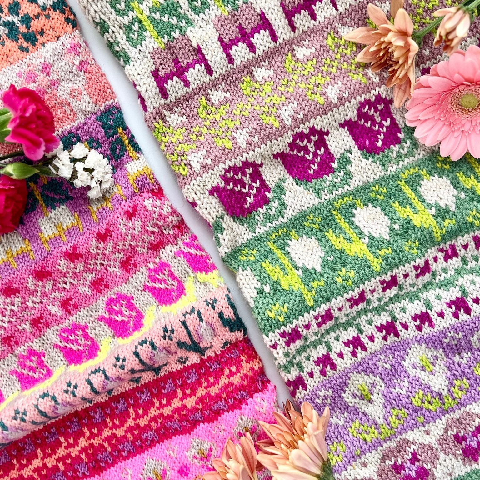 Botanical Doodle Deck: Knitting Chart & Stitch Dictionary Cards - Yarn Love Knitting Pattern