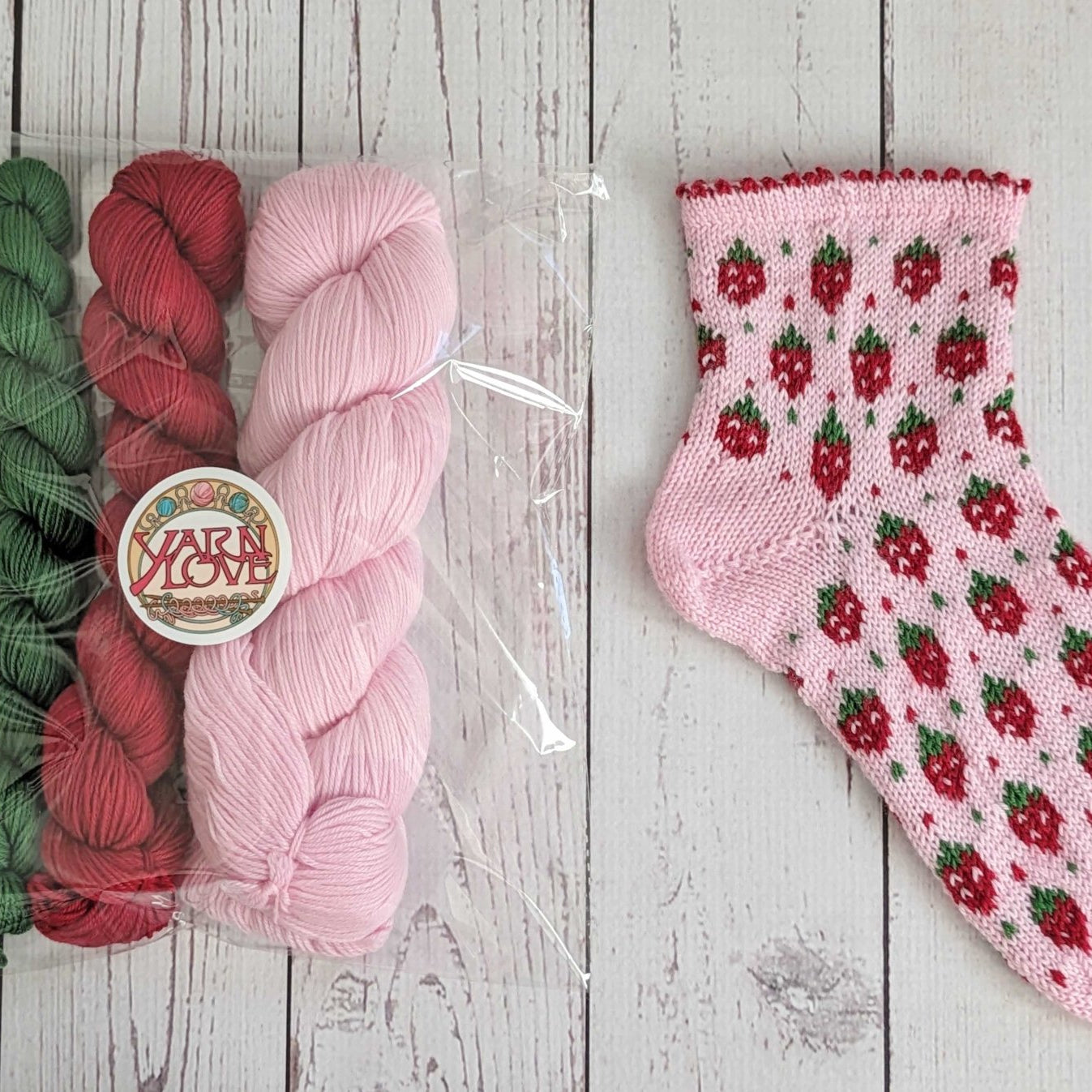 Itty Bitty Berry Socks - Everyday Knits - Yarn Love Yarn