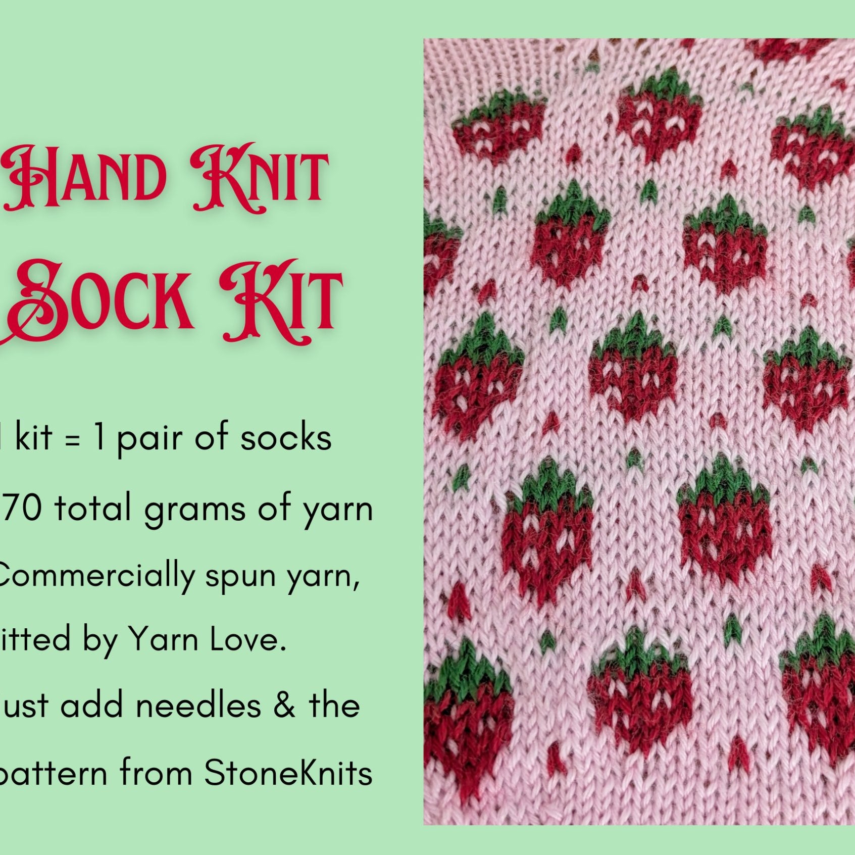 Itty Bitty Berry Socks - Everyday Knits - Yarn Love Yarn