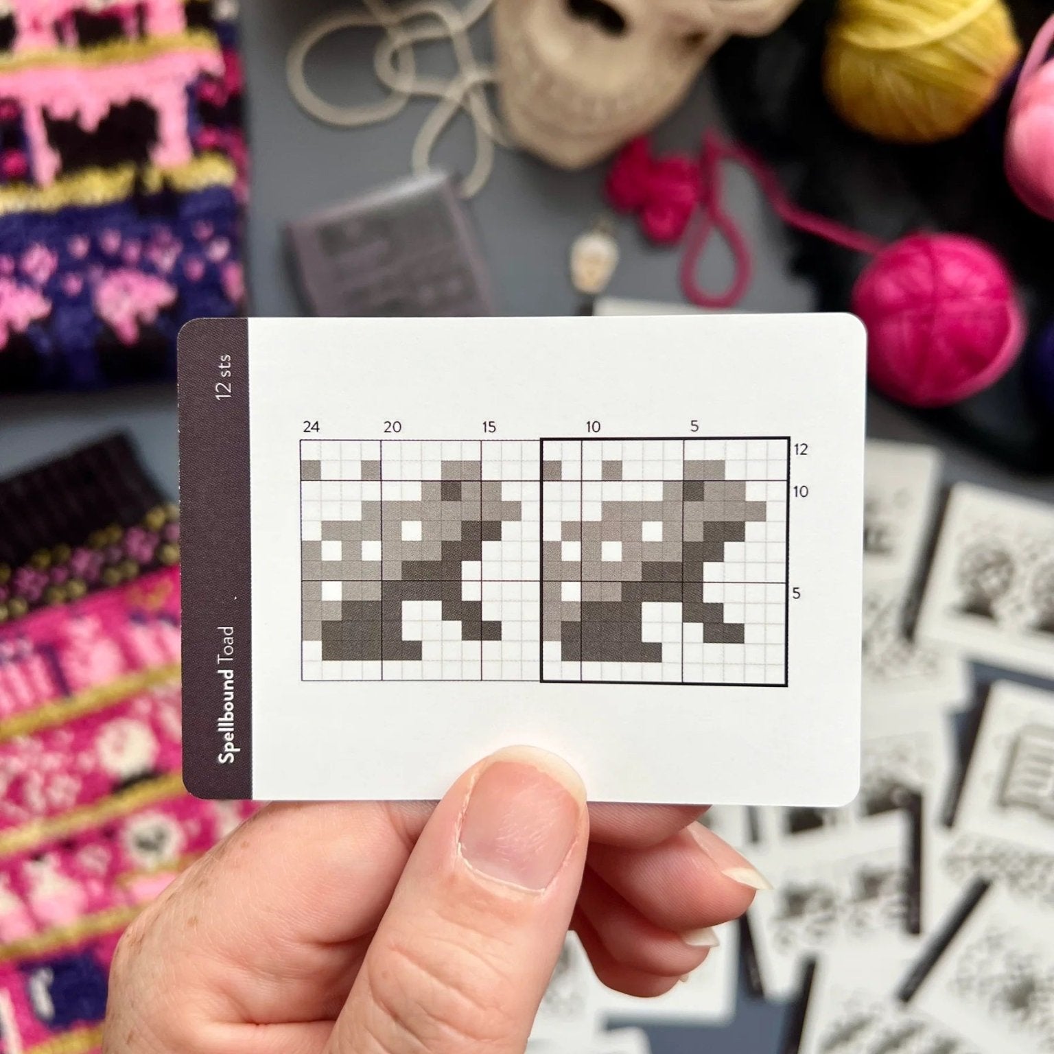 Spellbound Doodle Deck: Knitting Chart & Stitch Dictionary Cards - Yarn Love Knitting Pattern