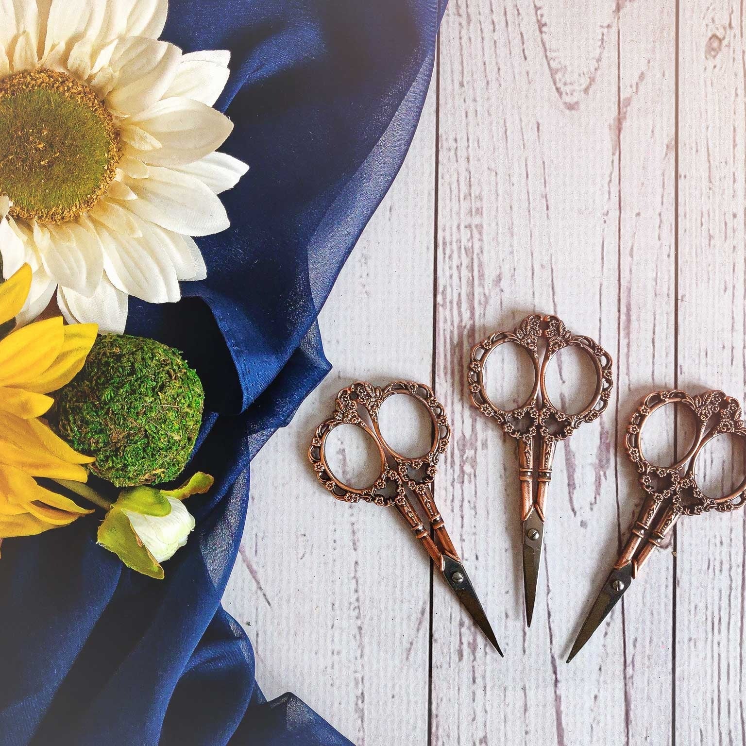 Victorian Short Scissors - Yarn Love Craft & Office Scissors