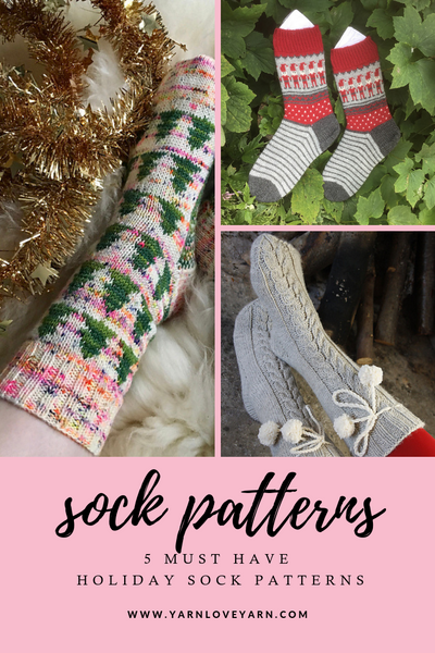 Festive Sock Pattern Roundup