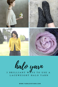 How to  Use Fluffy, Halo Style Yarn