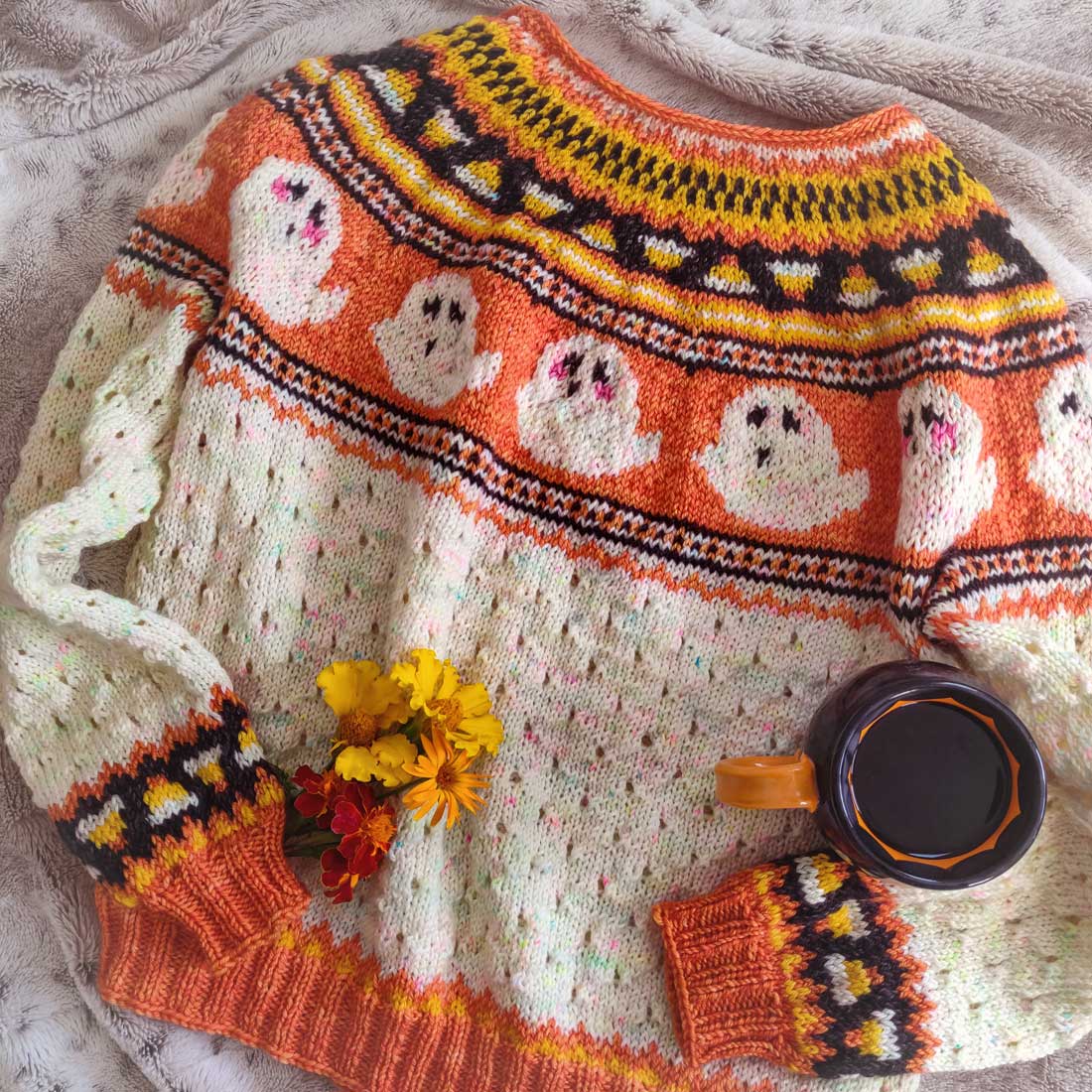 Let's Boo-gie Sweater - Yarn Love