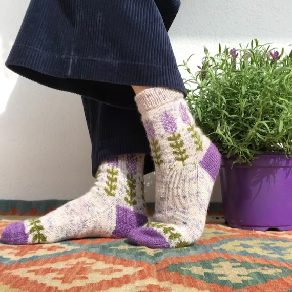 Colorwork Sock Kits by Charlotte Stone