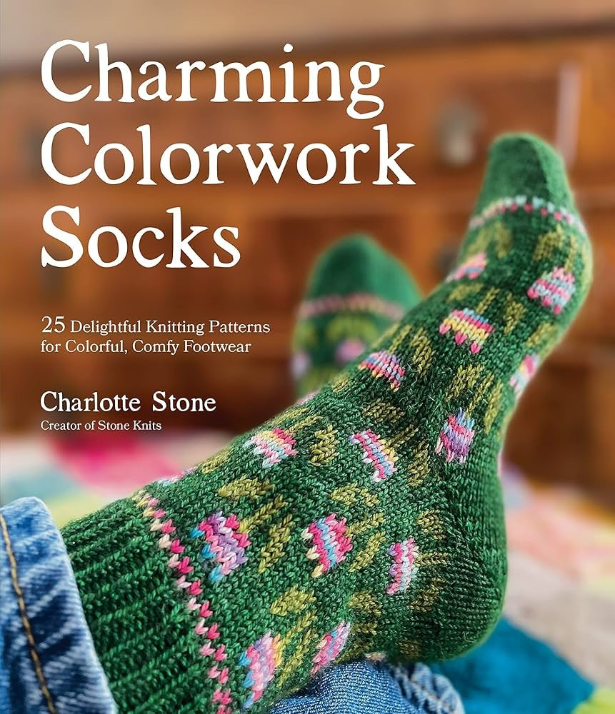 01AW Stone  Knit〜 Joyful Colorwork Socks by Charlotte Stone – Les Laines Biscotte Yarns
