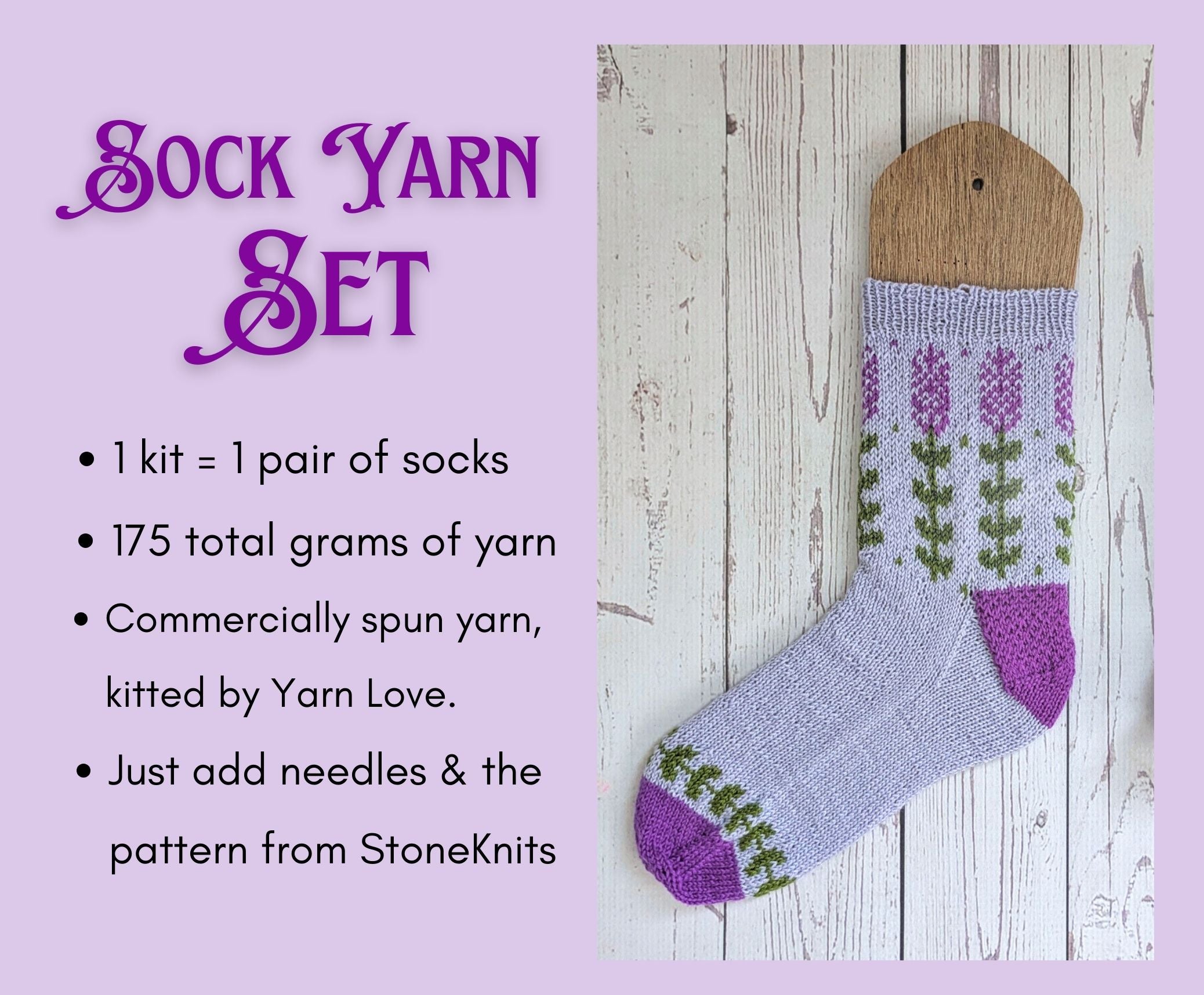 Colorwork Sock Kits by Charlotte Stone – Yarn Love