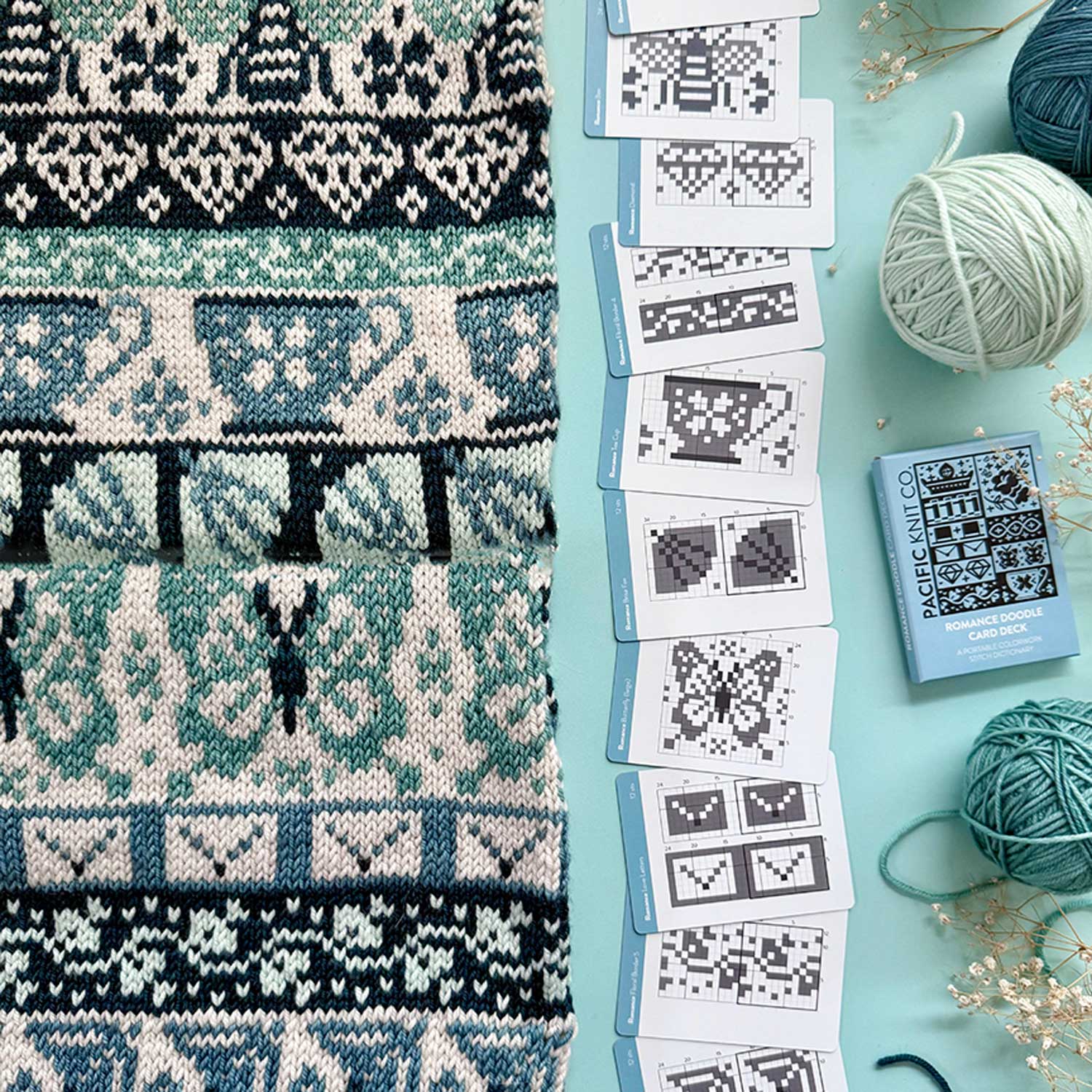 Romance Doodle Deck: Knitting Chart & Stitch Dictionary cards