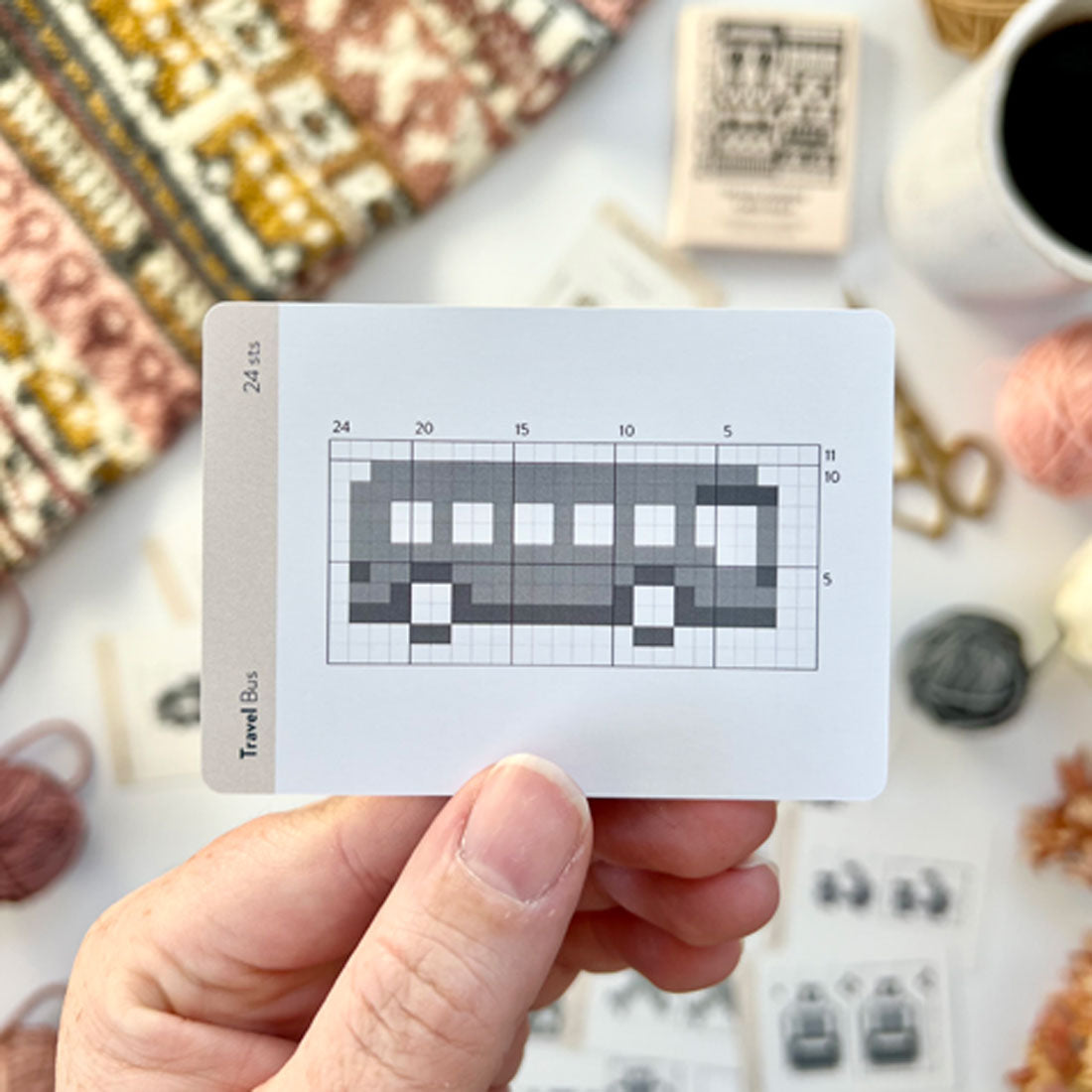 Travel Doodle Deck: Knitting Chart & Stitch Dictionary Cards