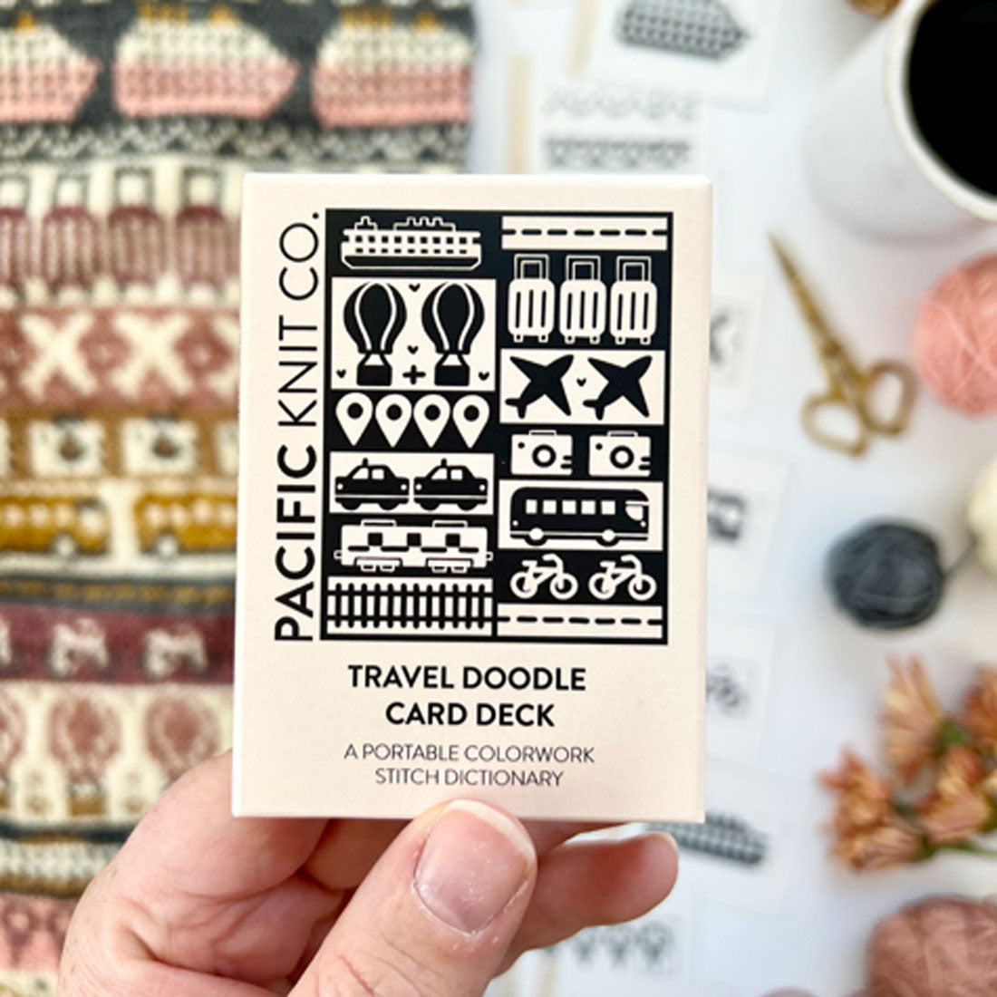 Travel Doodle Deck: Knitting Chart & Stitch Dictionary Cards