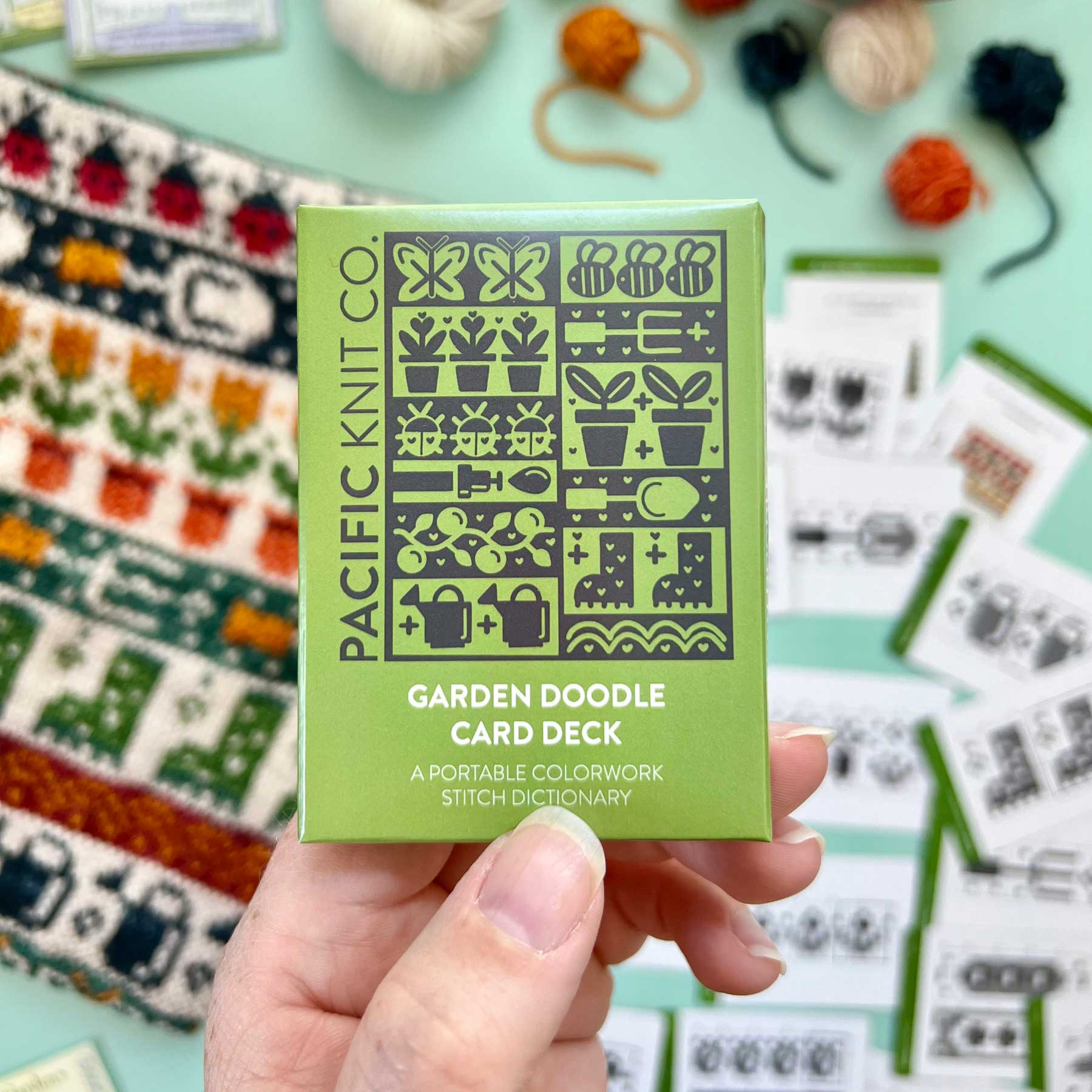 Garden Doodle Deck: Colorwork Knitting Charts & Stitch Dictionary