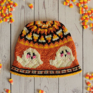 Boo - Yah Ghost Hat Digital Knitting Pattern