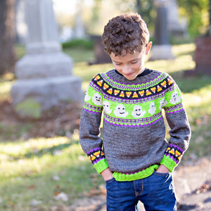 Let's Boo-gie Adult Sweater Pattern